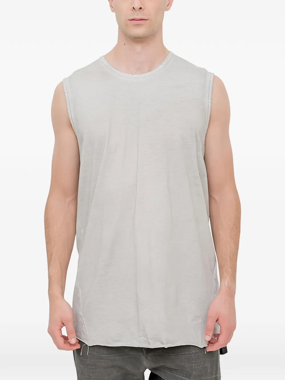 69 BY ISAAC SELLAM sleeveless t-shirt - Grigio