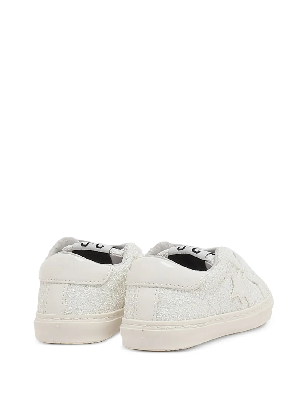 2 Star Kids Sneakers verfraaid met glitter Wit