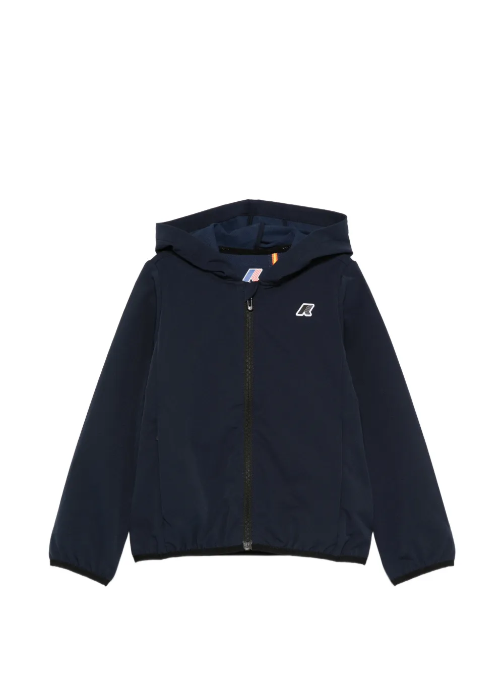 K Way Kids hooded zip-fastening jacket - Blu