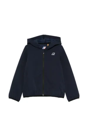 ジャケット・アウター k-way K Way Kids Jaqueta Com Capuz e Logo | Azul | FARFETCH BR