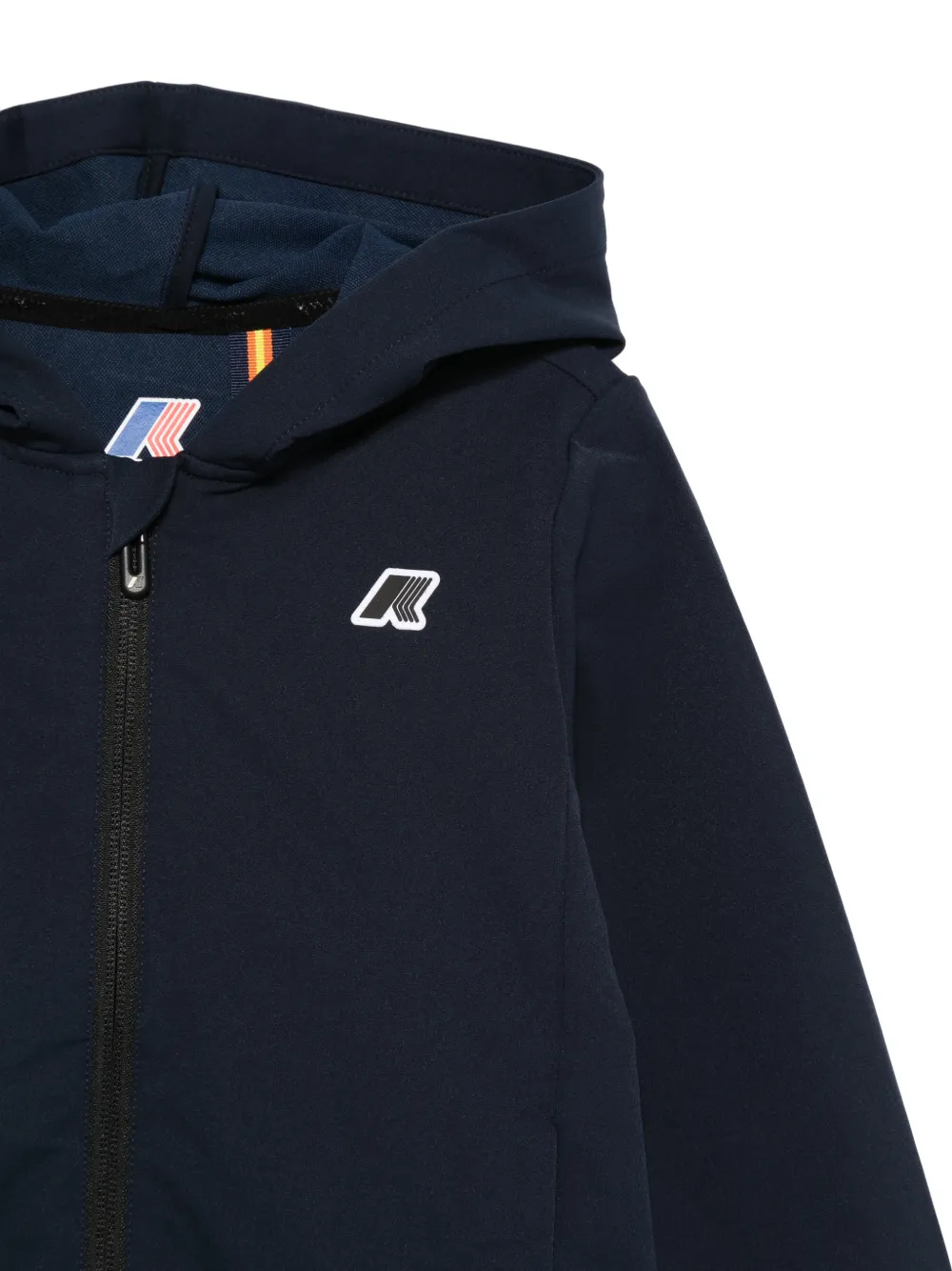 K Way Kids Jack met capuchon Blauw