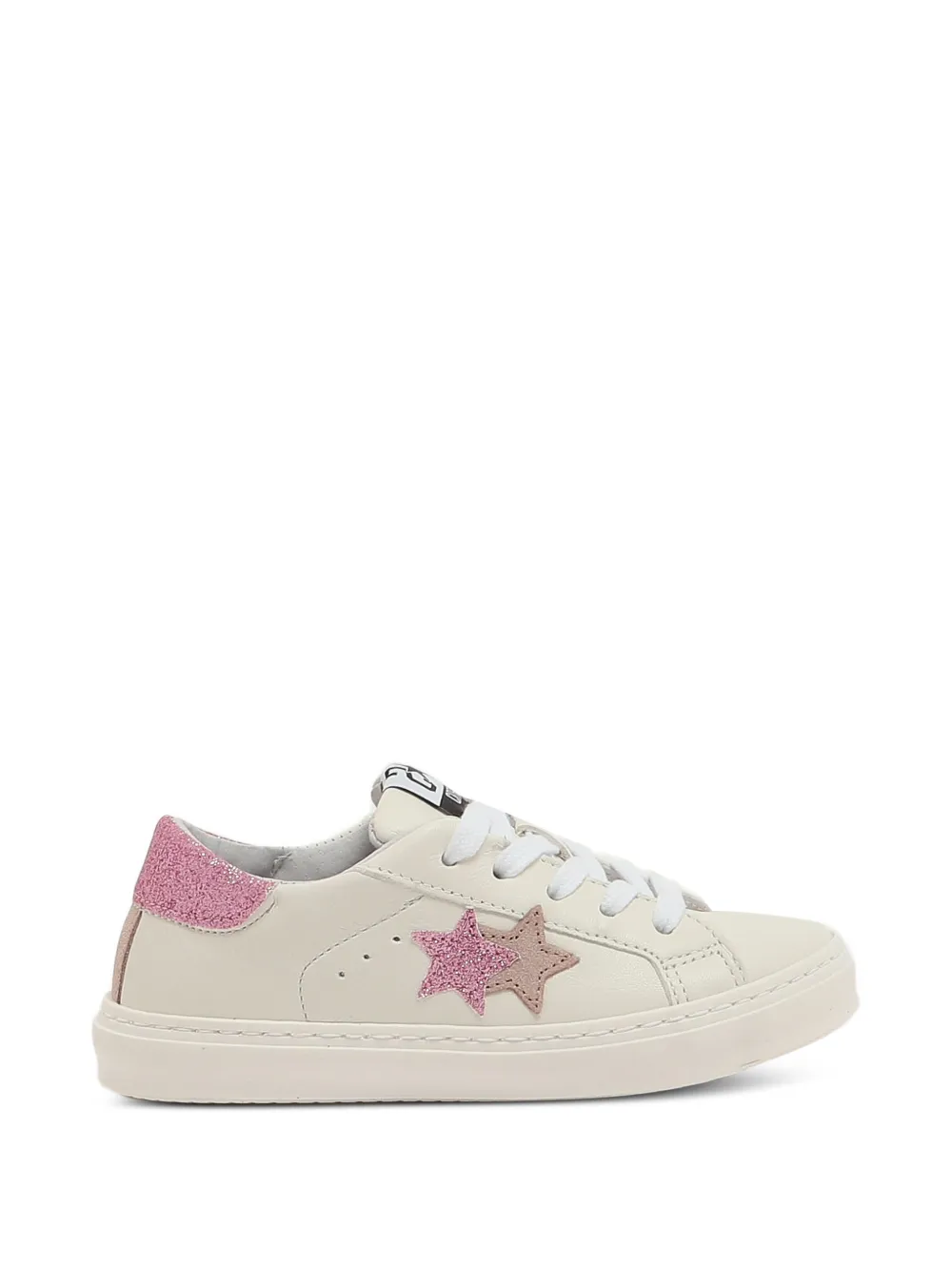 2 Star Kids glitter-embellished sneakers - Toni neutri