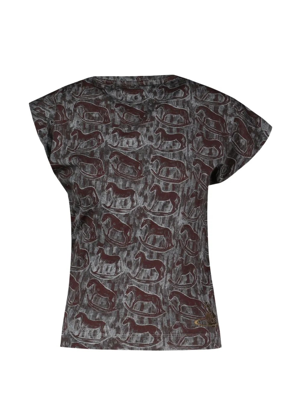Vivienne Westwood Hebo rocking-horses top - Grigio