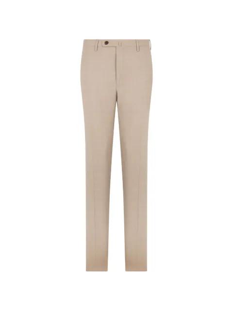 slowear pressed-crease trousers