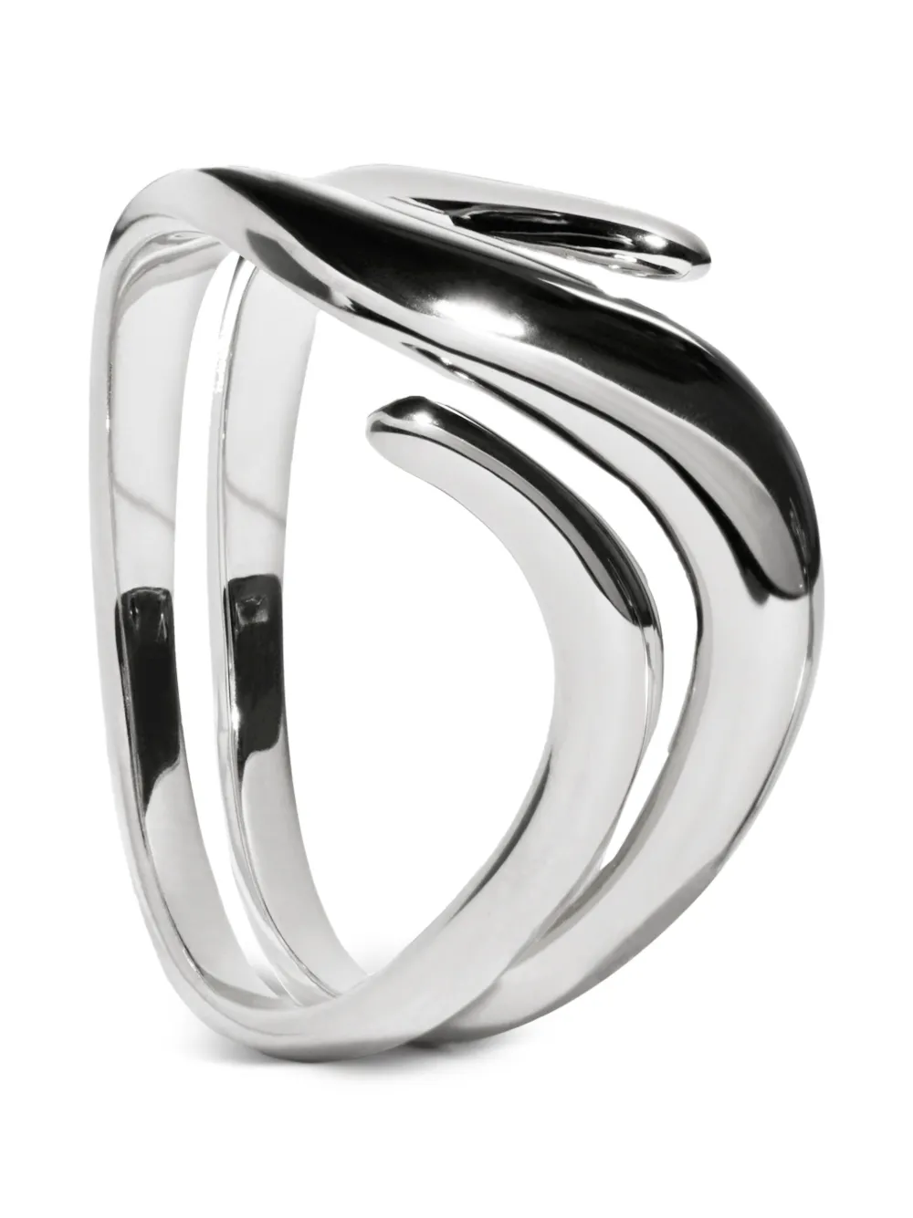 Monica Vinader swirl wrap ring - Oro