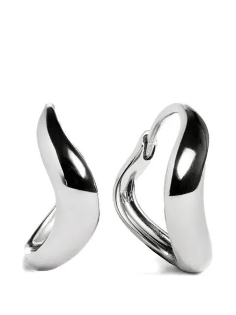 Monica Vinader Orecchini a cerchio Swirl