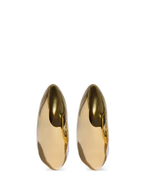 Jil Sander フープピアス | ゴールドトーン | FARFETCH JP