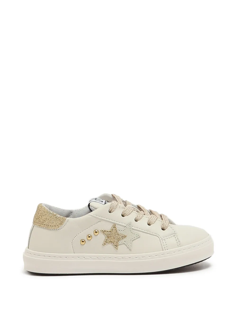 2 Star Kids star-appliqué sneakers - Bianco