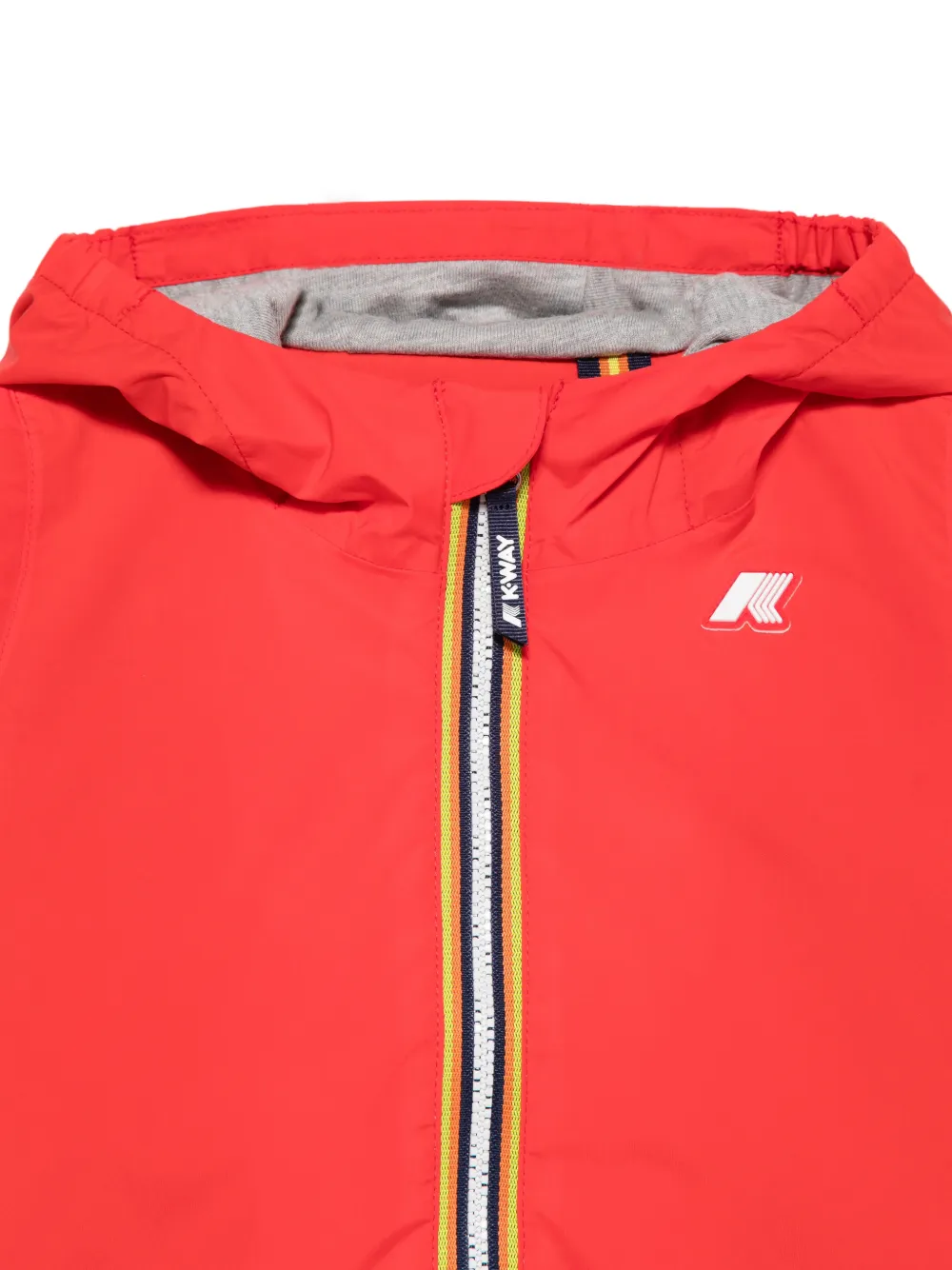  K Way Kids Jack Hooded Jacket - Red 