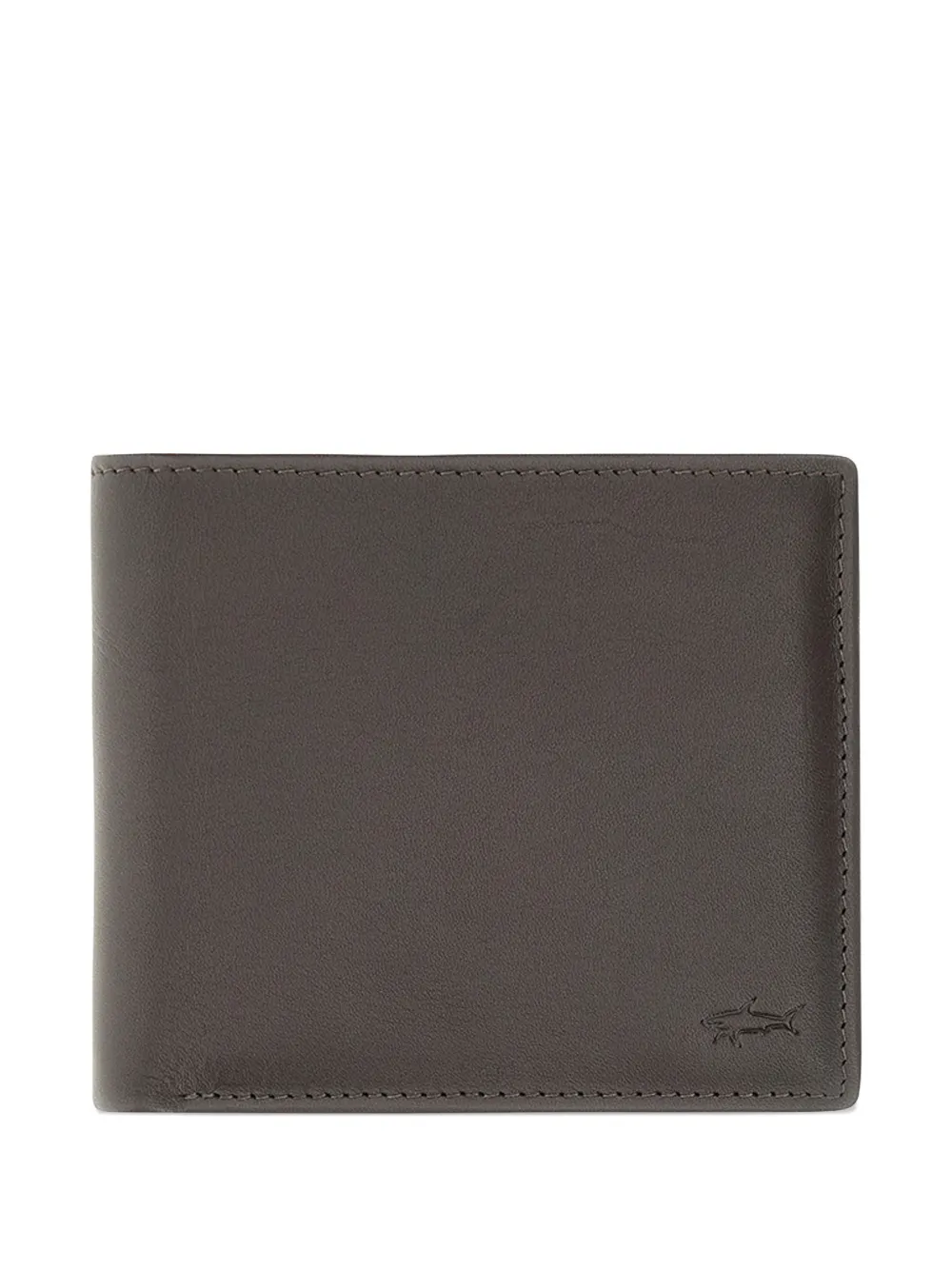 Paul & Shark leather bi-fold wallet - Grigio