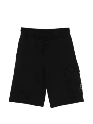 C.P. Company Kids Lens-detail Track Shorts | Blue | FARFETCH
