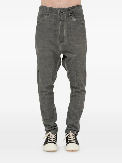 69 BY ISAAC SELLAM faded-effect trousers