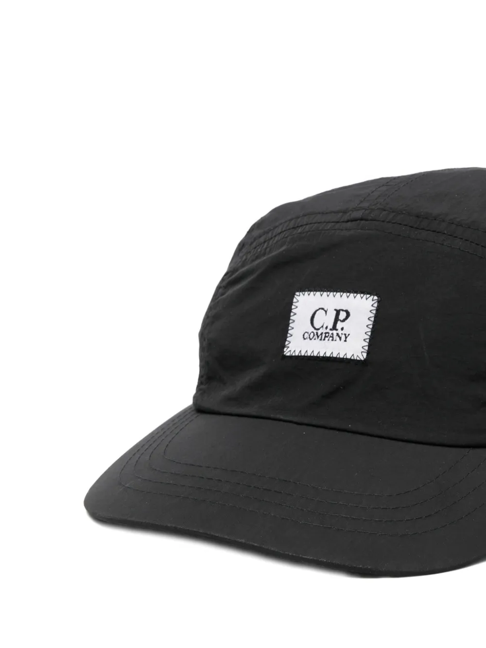 C.P. Company Kids Muts met logopatch Zwart