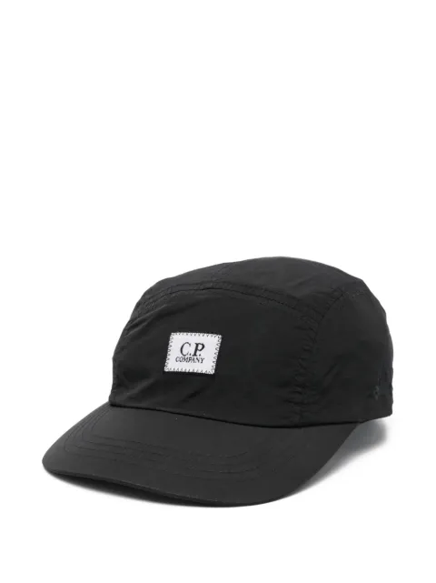 C.P. Company Kids logo-patch hat