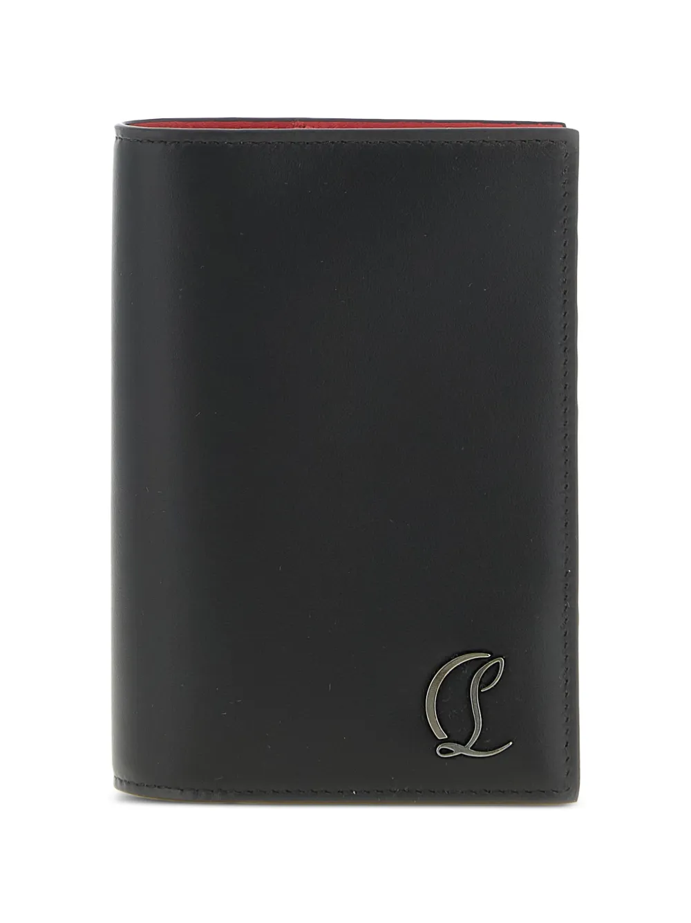 Mooncrest metal-logo embossed passaport holder
