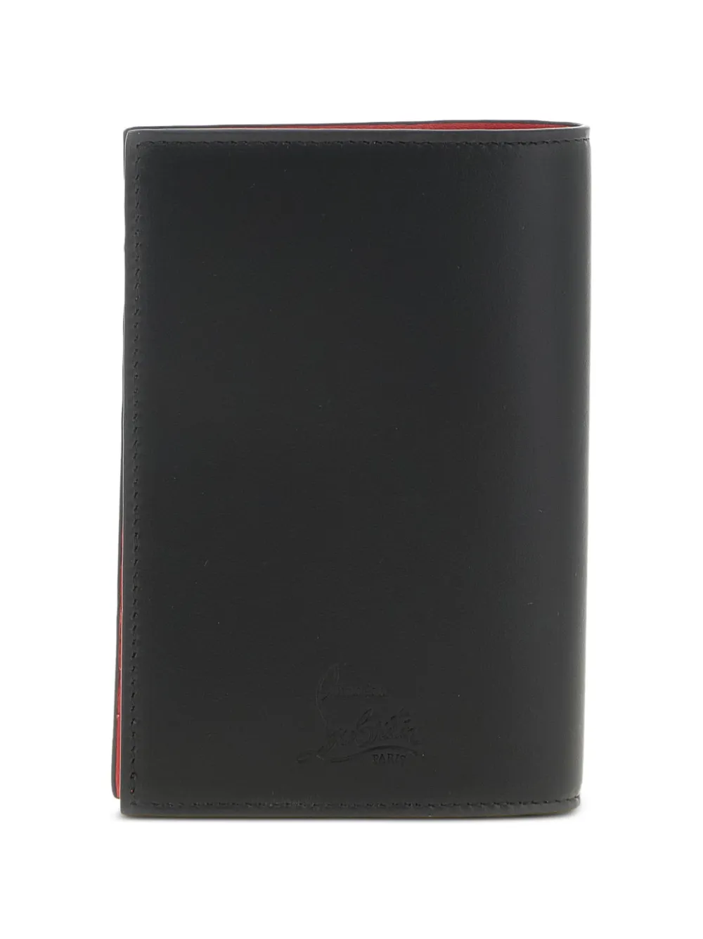 Mooncrest metal-logo embossed passaport holder