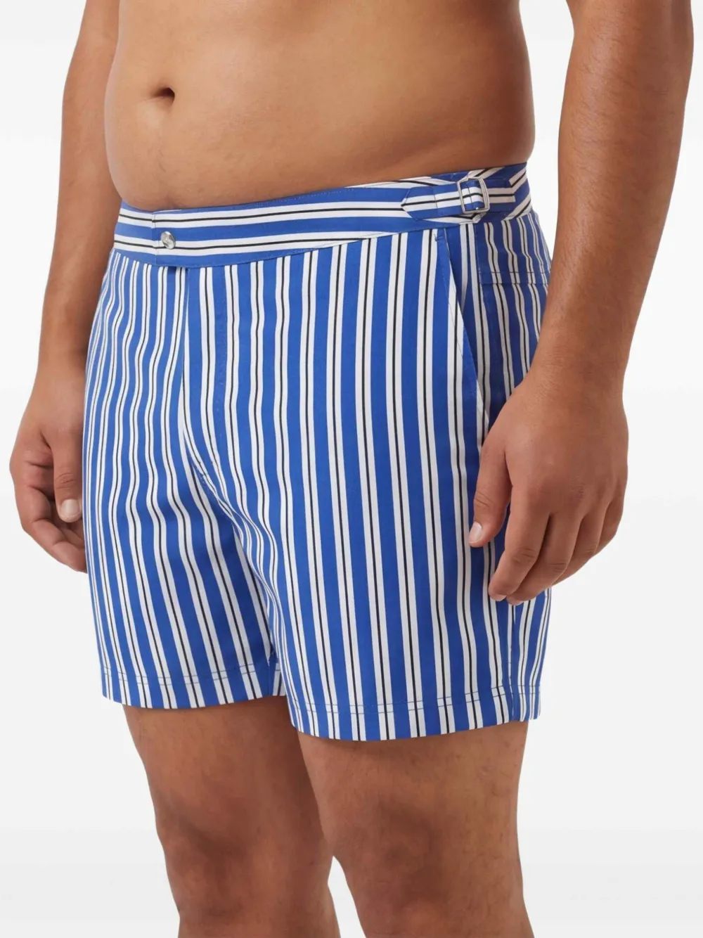 TOM FORD Gestreepte zwembroek Blauw