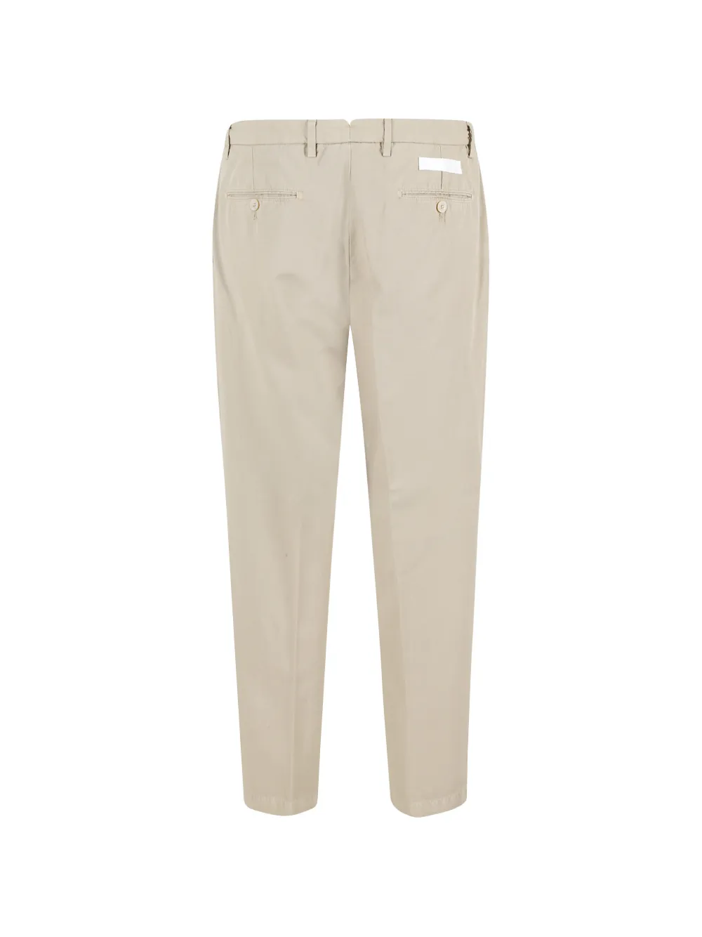 Briglia 1949 Plooibroek met knoopsluiting Beige