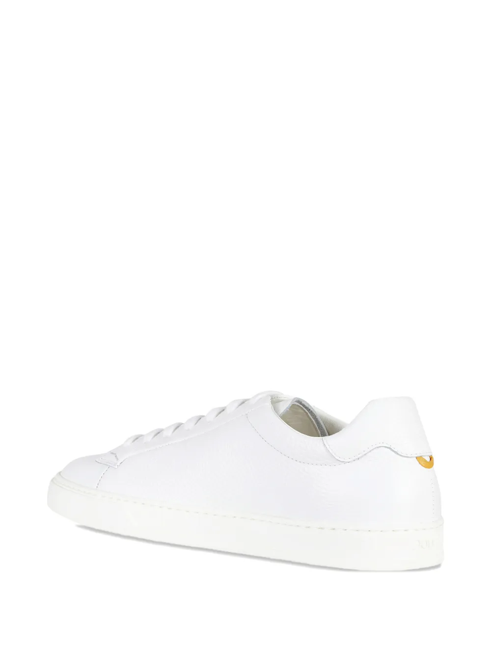 Doucal's lace-up leather sneakers Wit