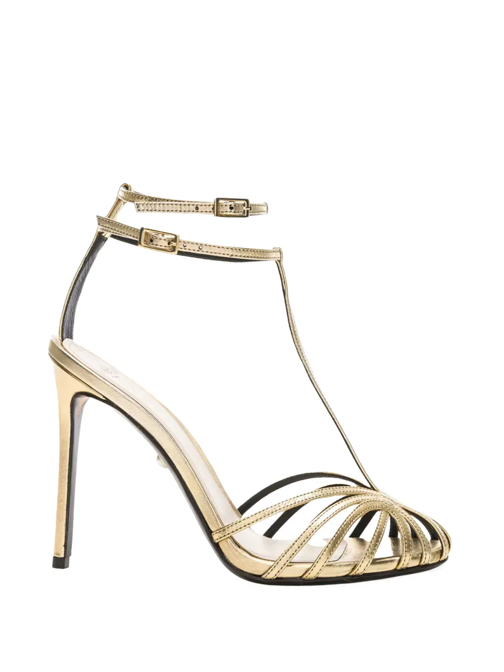 Alevì Stella 110 leren pumps Goud