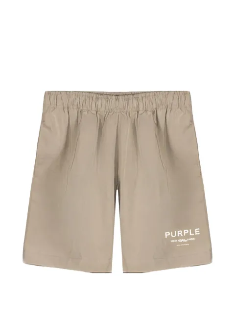 Purple Brand short à logo imprimé