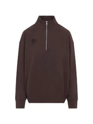 adidas ハーフジップジャージ M ダークブラウン adidas（アディダス）の「プルオーバー/ ハーフジップ/ アディダス