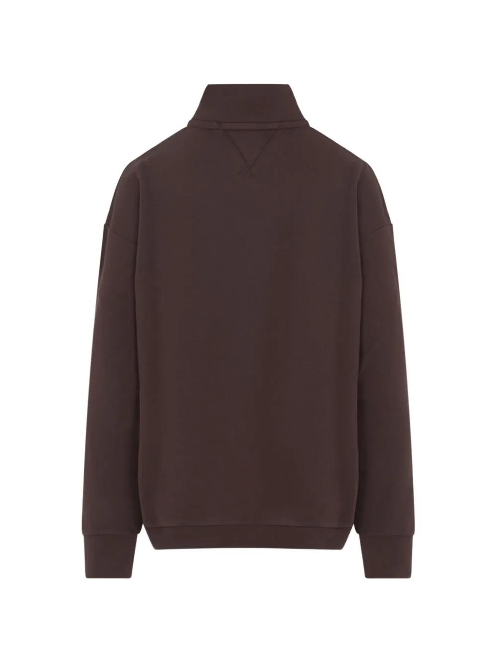 Half-Zip Mock-Neck Sweatshirt