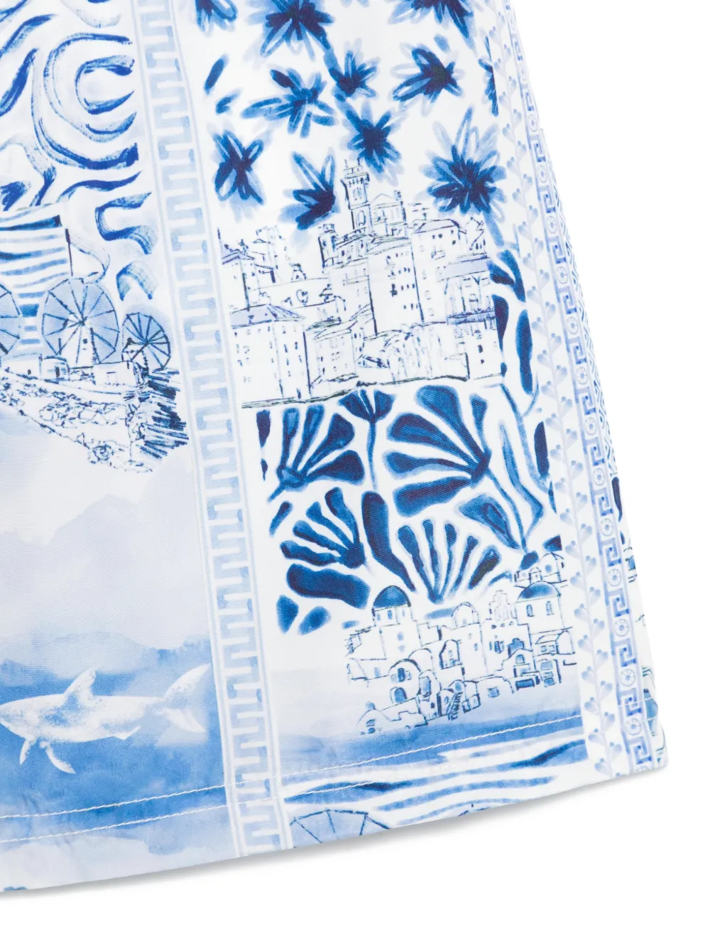  Paul & Shark Junior Patchwork Swim Shorts - White 