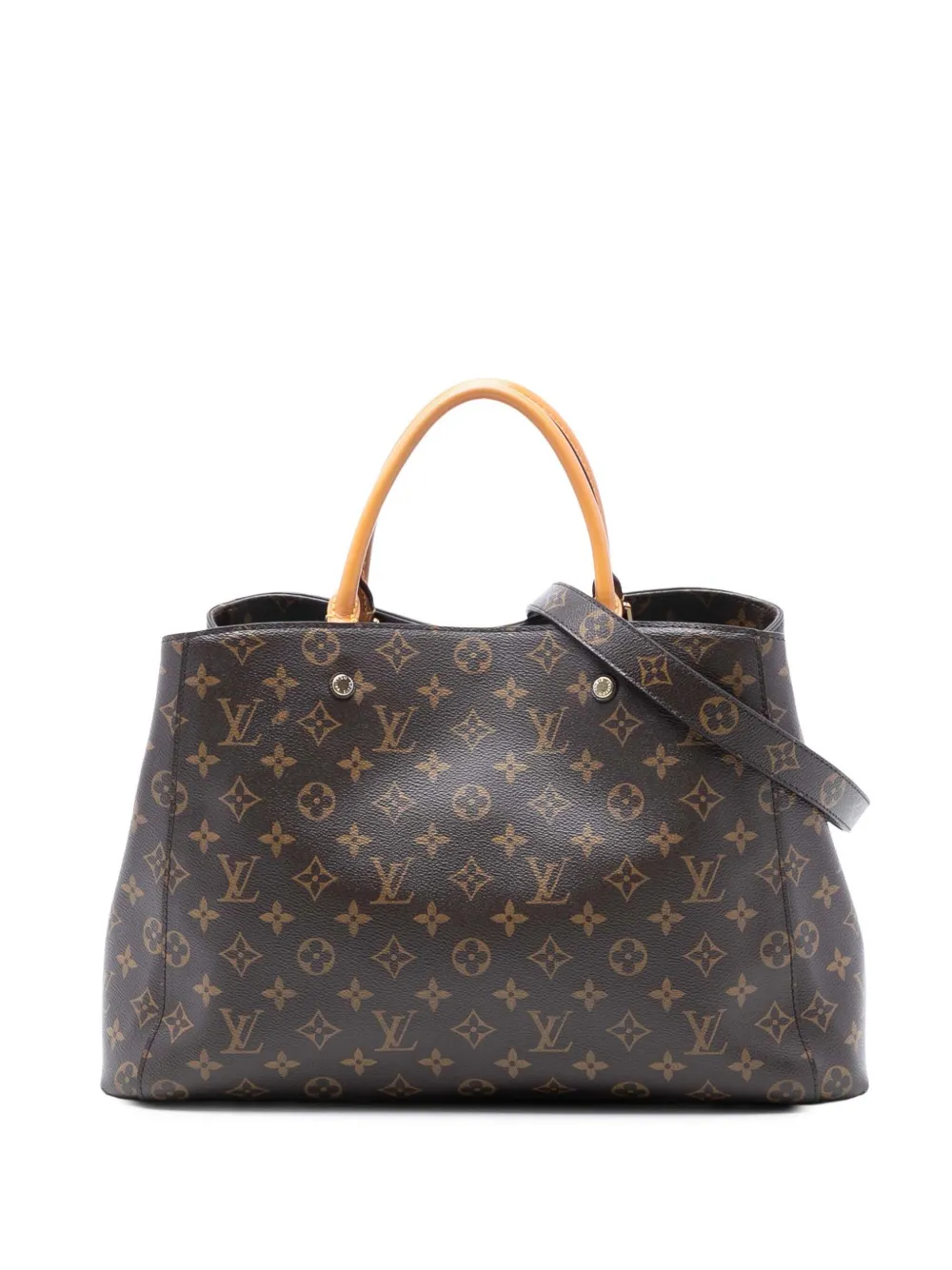 Louis Vuitton Pre-Owned 2015 Monogram Montaigne GM satchel - Marrone