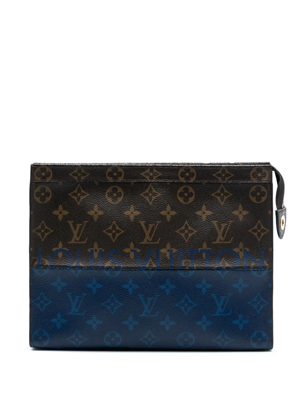 Louis Vuitton Pre-Owned 2017 Monogram Pacific Split Pochette Voyage MM clutch bag - Blau