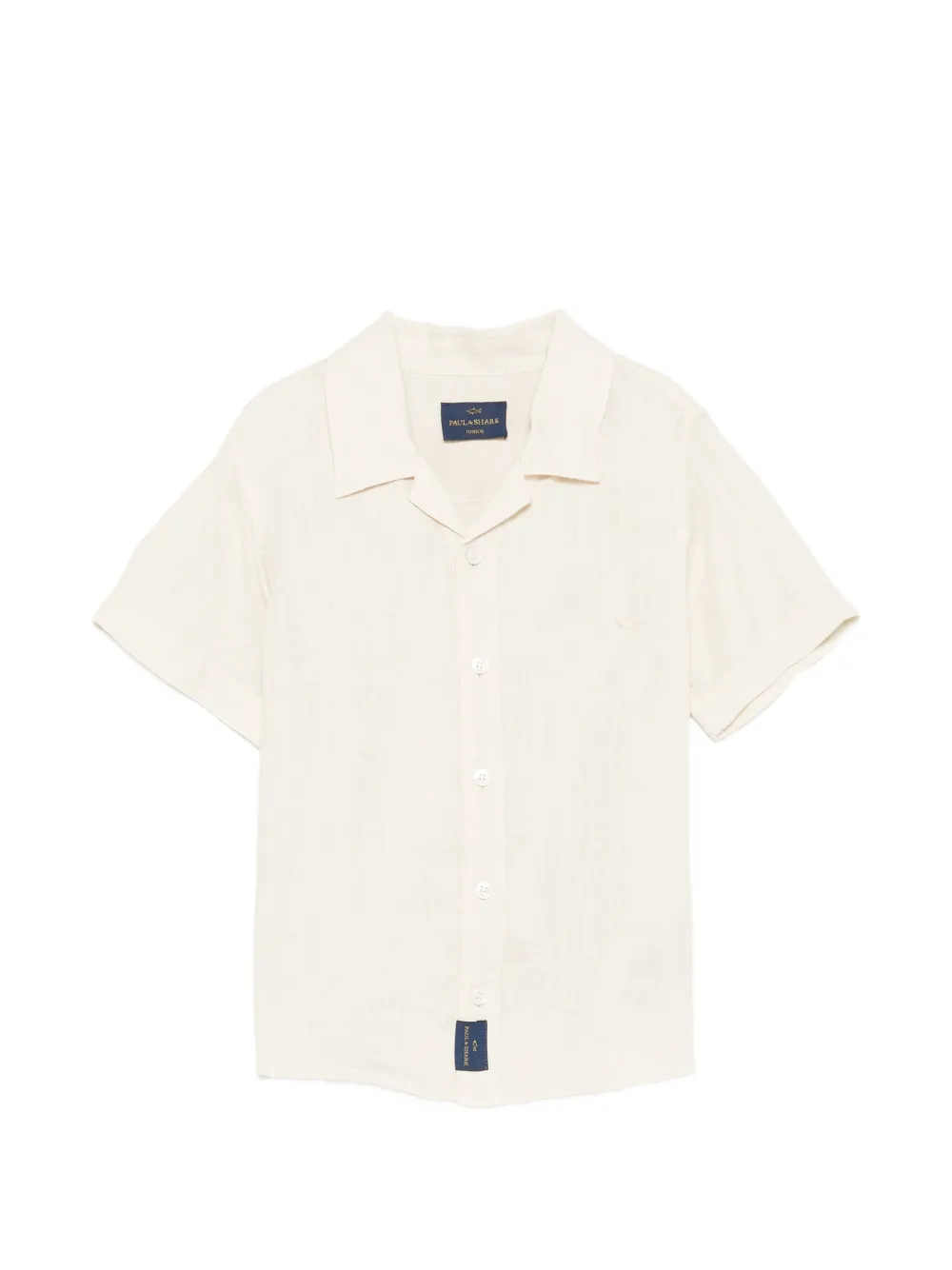 Paul & Shark Junior notched collar shirt - Neutrals