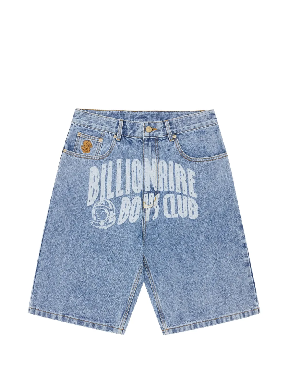 Billionaire Boys Club embroidered logo denim shorts - Blau
