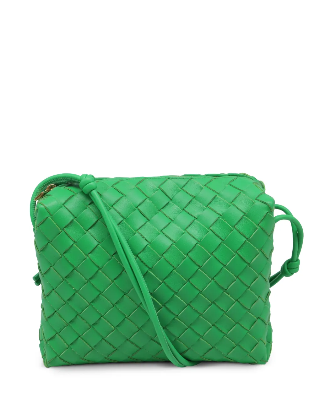 Bottega Veneta Pre-Owned small Loop Intrecciato shoulder bag - Verde