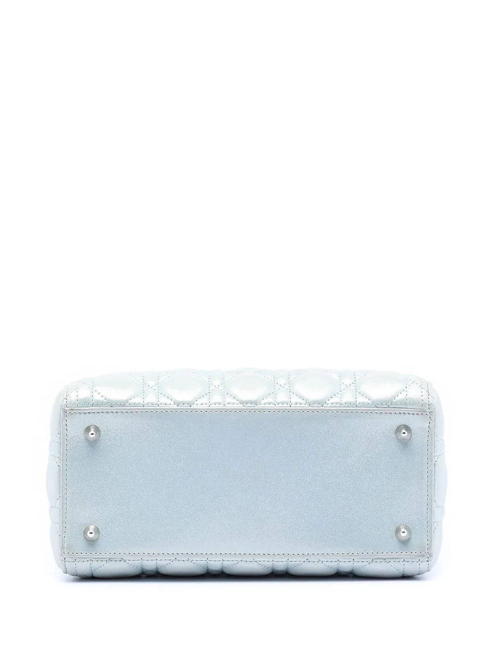 2015 Medium Iridescent Lambskin Cannage Lady Dior Satchel