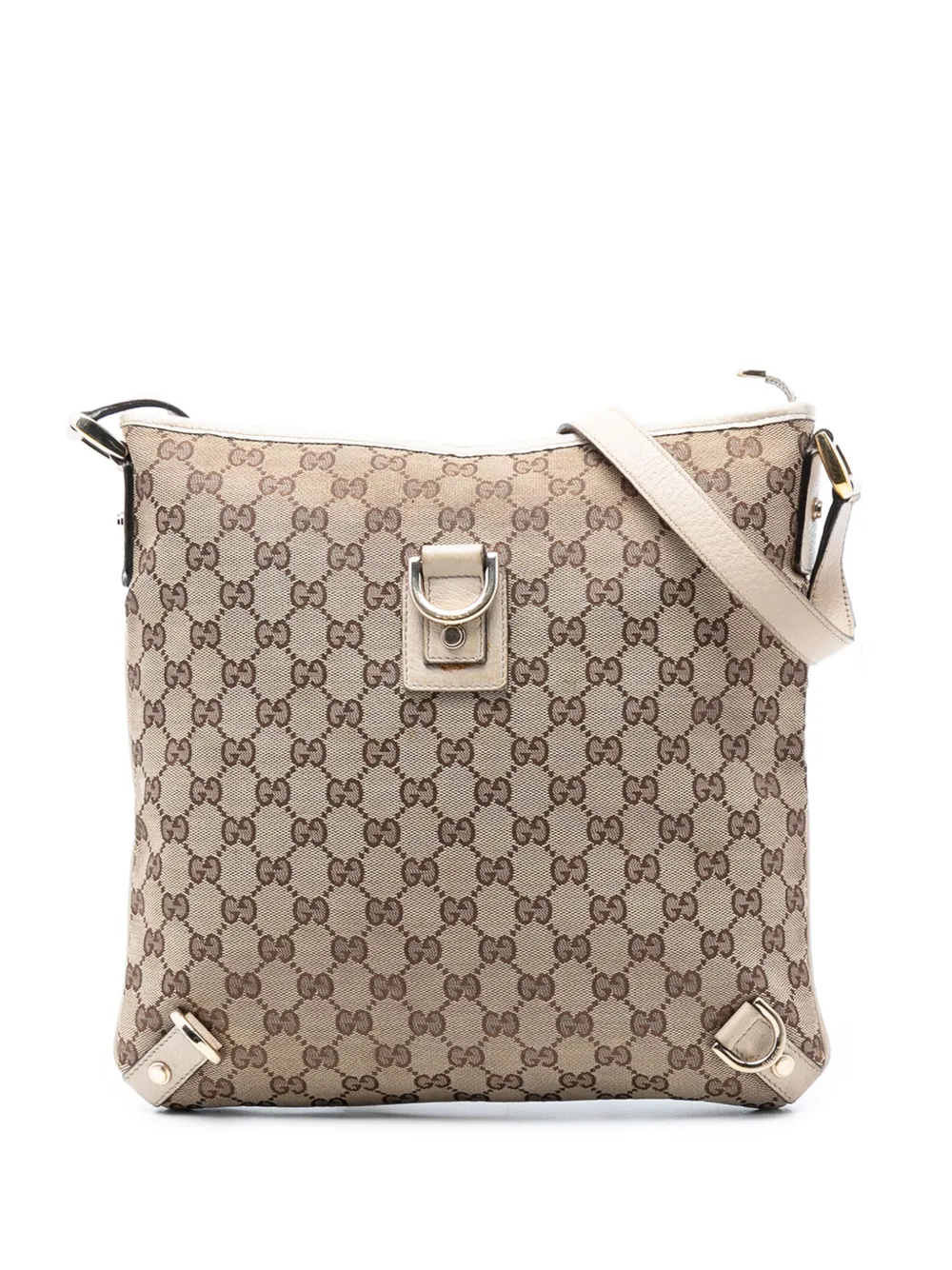 Gucci Pre-Owned 2016-2026 GG Canvas Abbey D Ring crossbody bag - Marrone