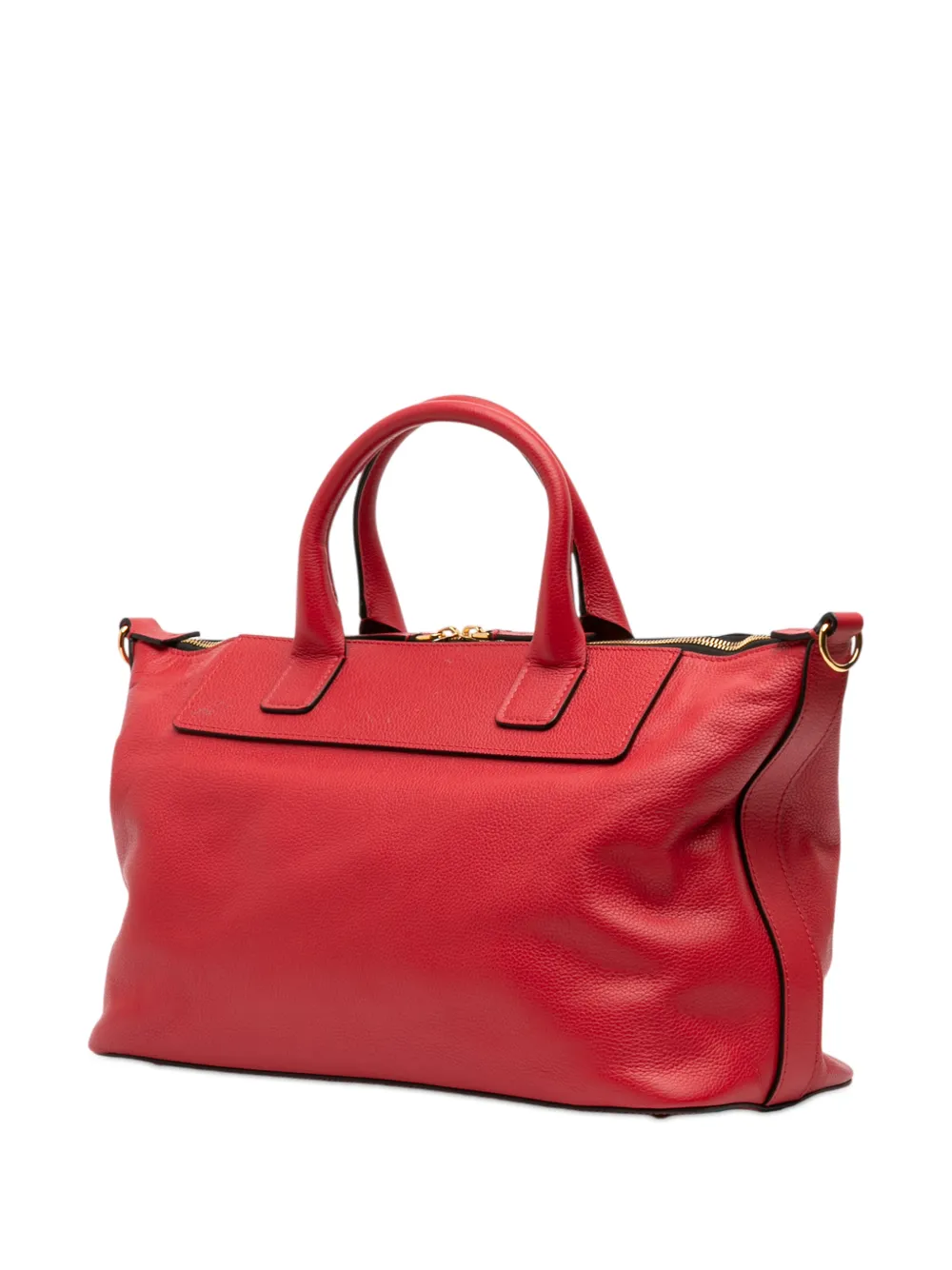 2015-2026 Leather Top Handle Zip Satchel
