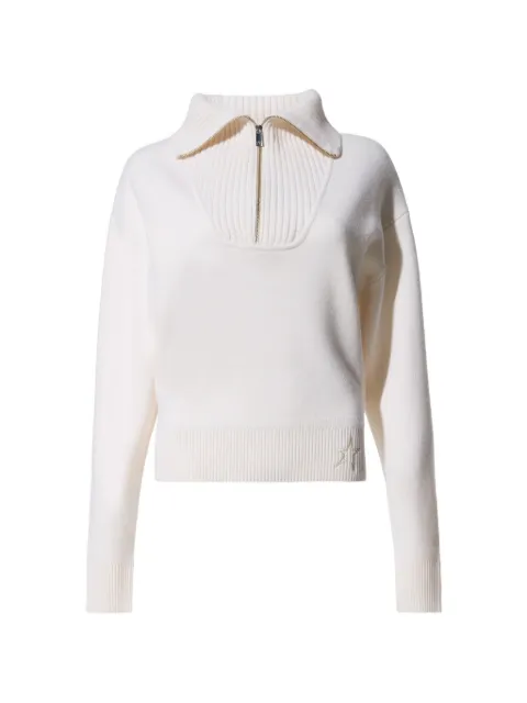 Perfect Moment — half zip ribbed top