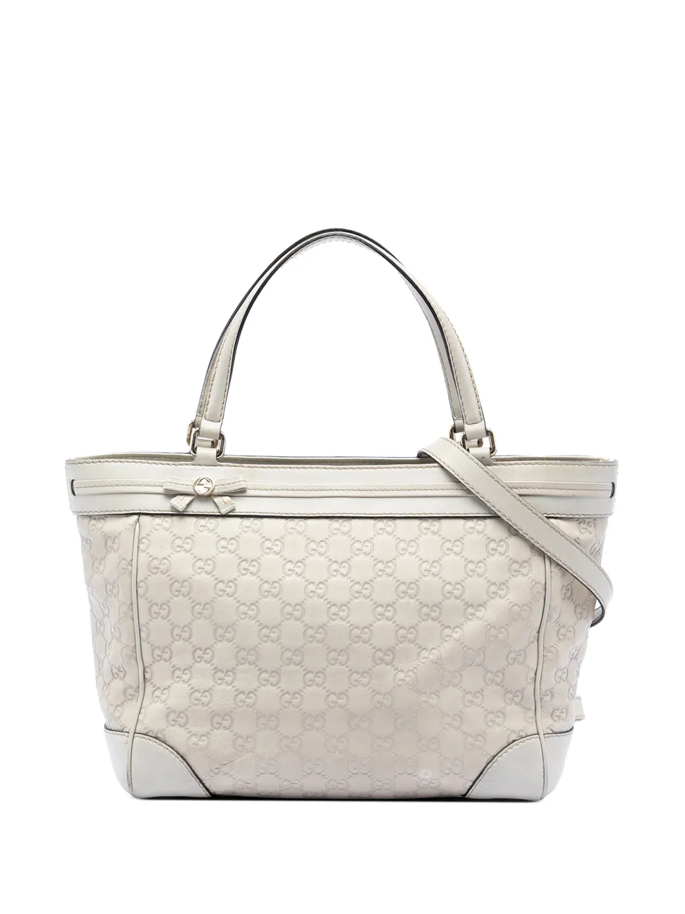 Gucci Pre-Owned 2016-2025 Guccissima Mayfair tote bag - Bianco