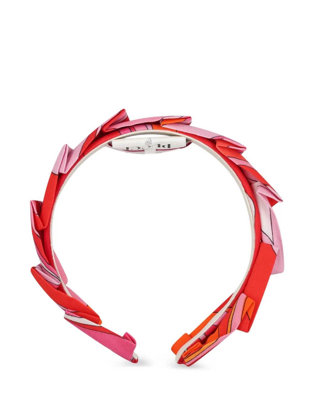  Pucci Junior Diadema Estampada - Rojo 