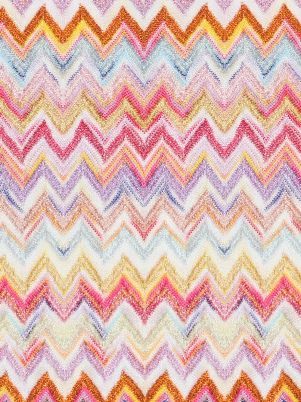 Missoni Kids Asymmetrisch badpak met zigzag-patroon Wit