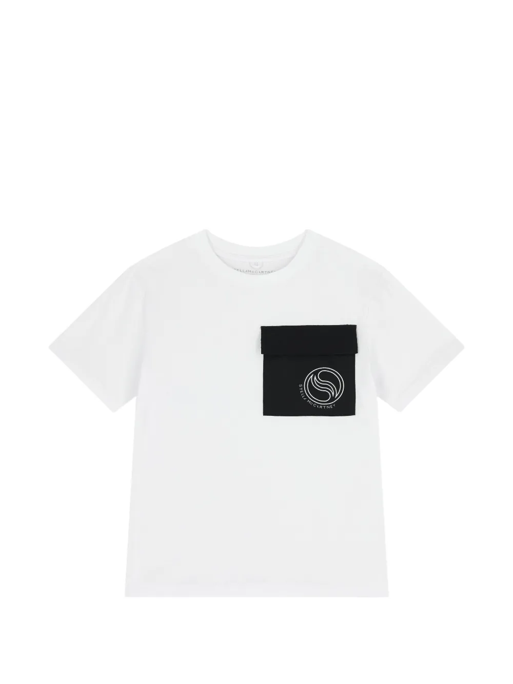 Stella McCartney Kids T-shirt con taschino - Bianco