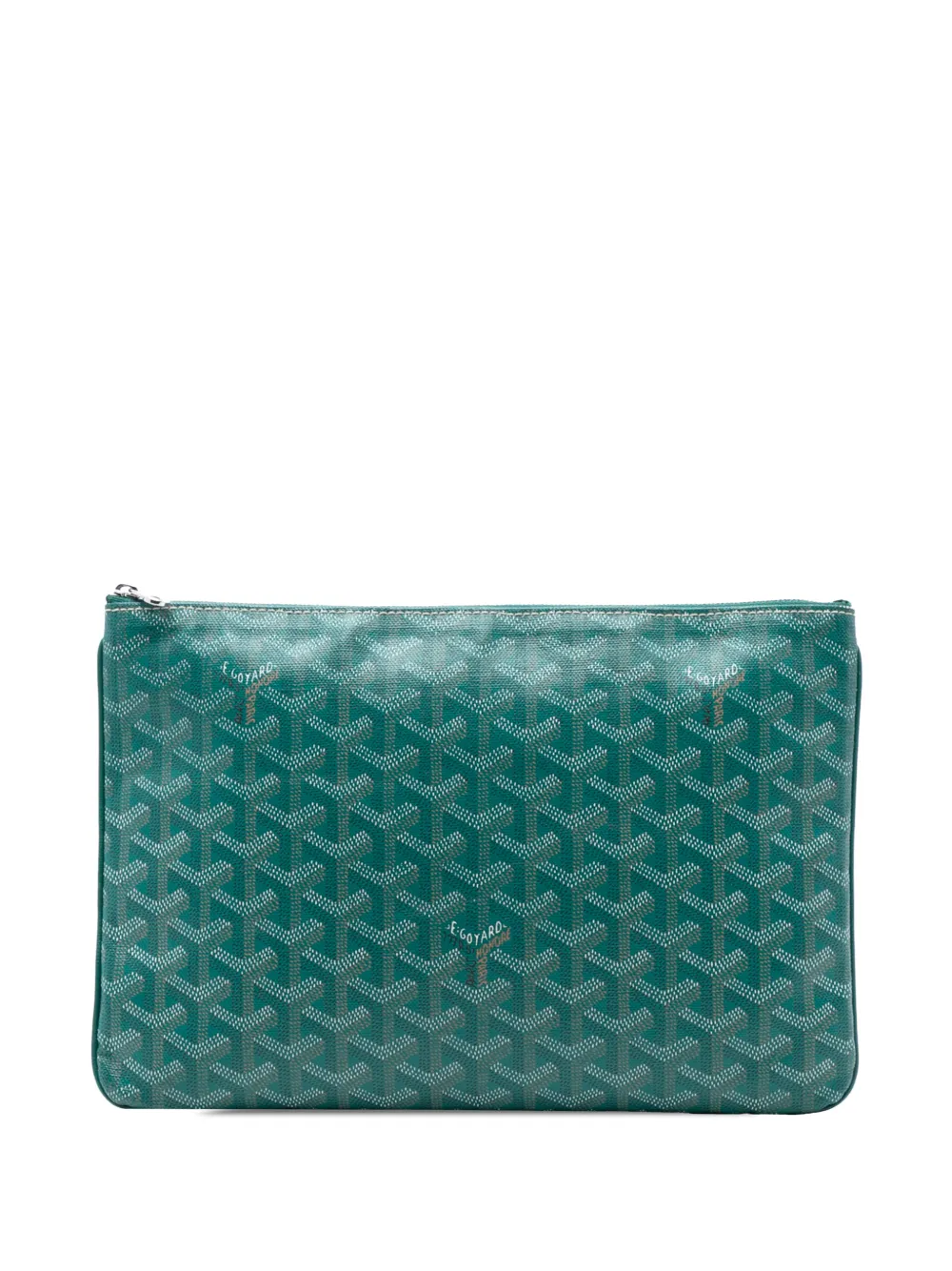 Goyard Pre-Owned 2017 Goyardine Senat MM clutch bag - Verde