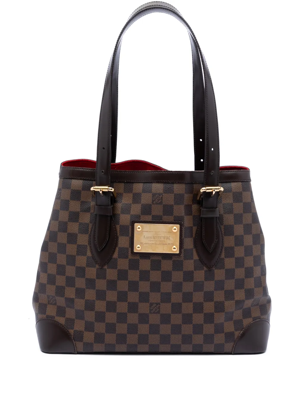 Louis Vuitton Pre-Owned 2007 Damier Ebene Hampstead MM tote bag - Braun