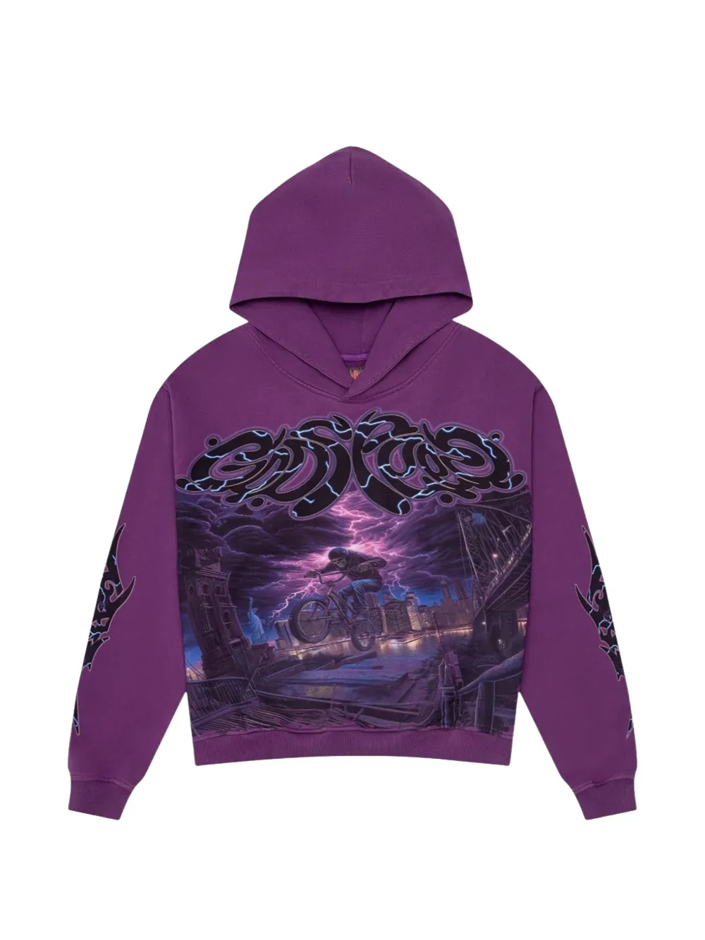 GODSPEED graphic hoodie - Viola