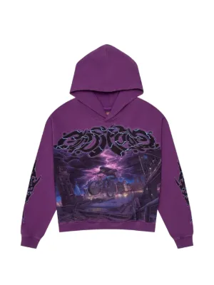 HELLSTAR zip-up Hoodie | Pink | FARFETCH
