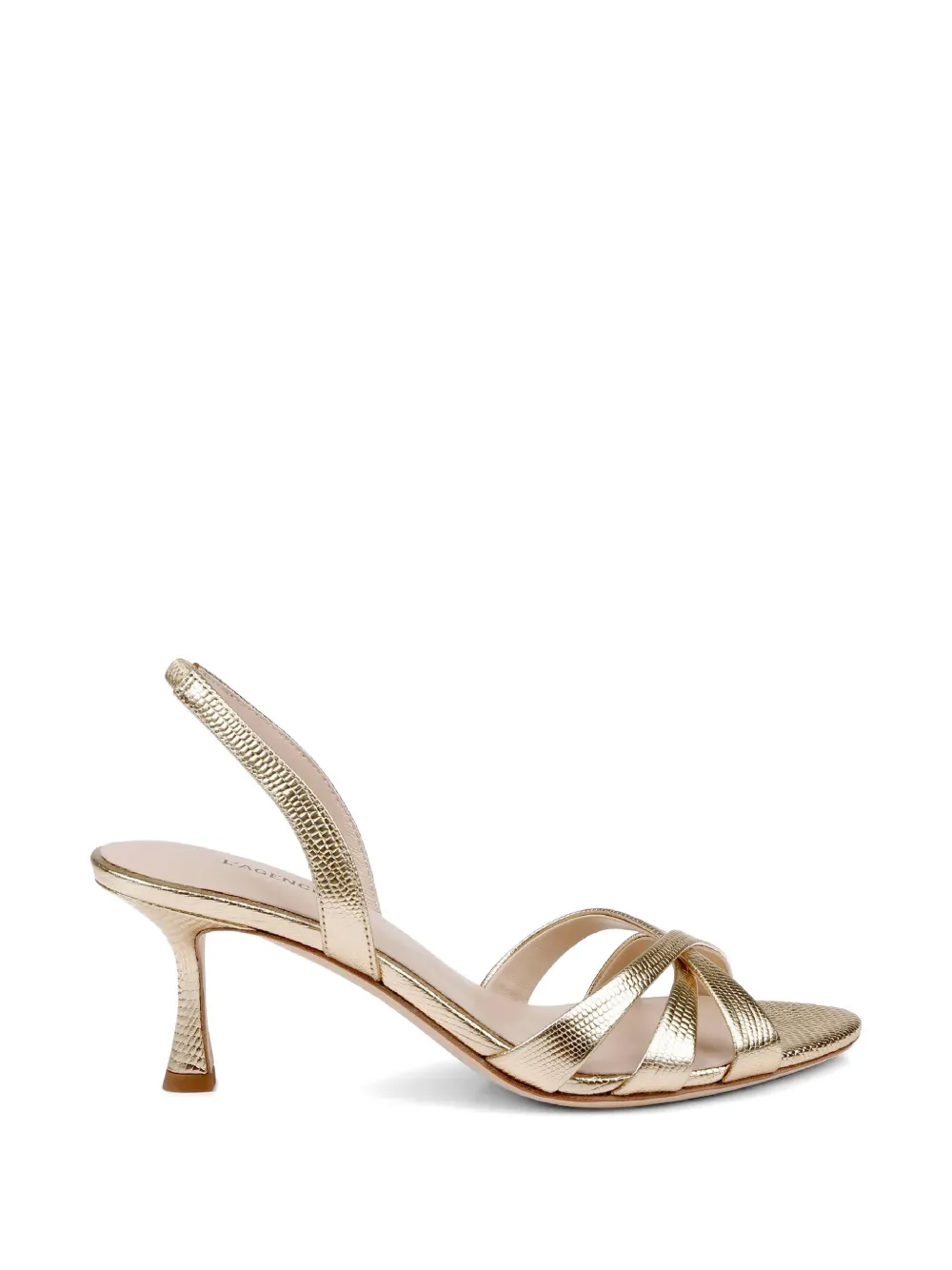 L'Agence Colwill slingback heeled sandals - Oro