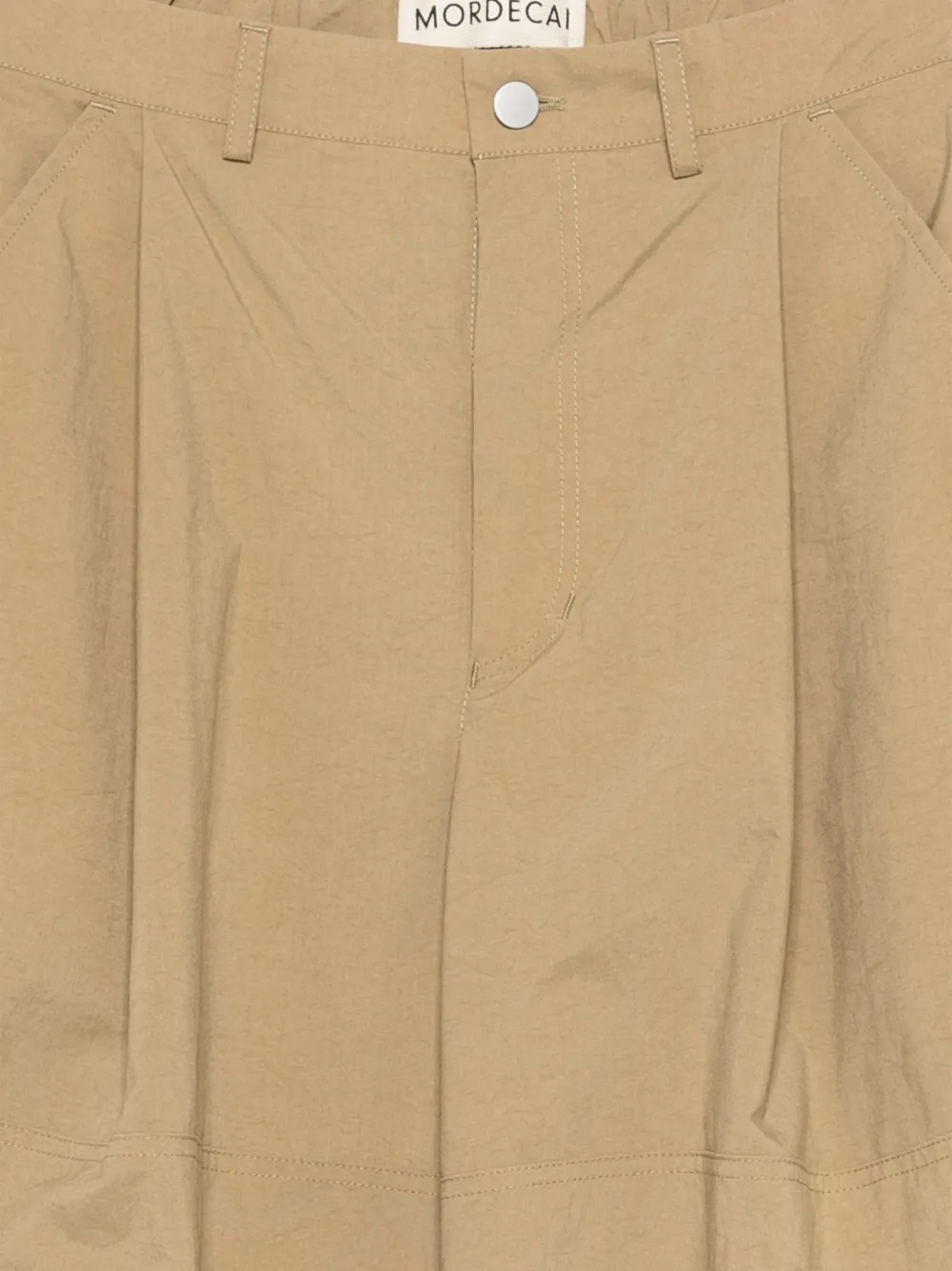  Mordecai Pleat Stripe-detail Cargo Pants - Neutrals 