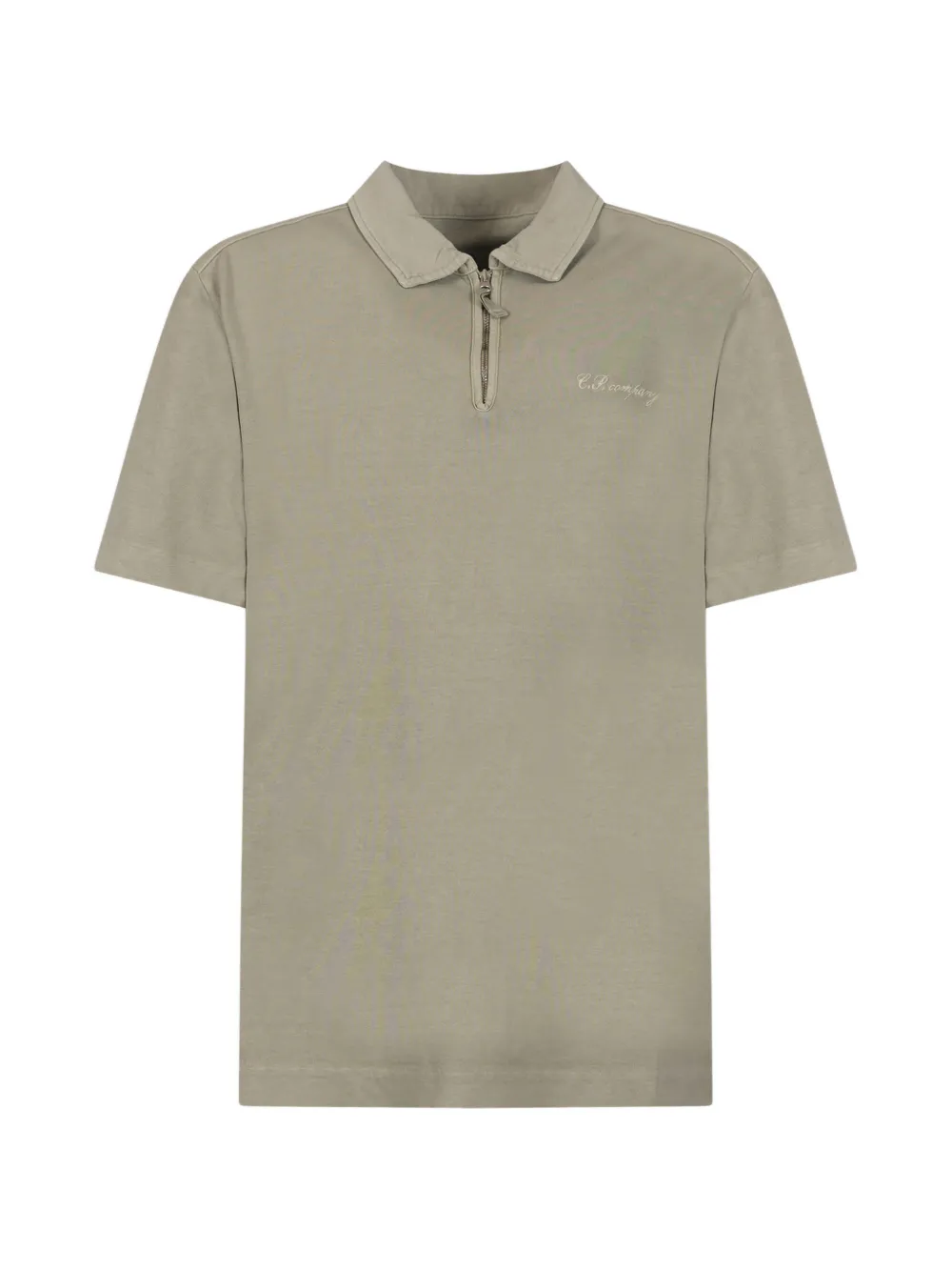C.P. Company zip-up polo shirt - Verde