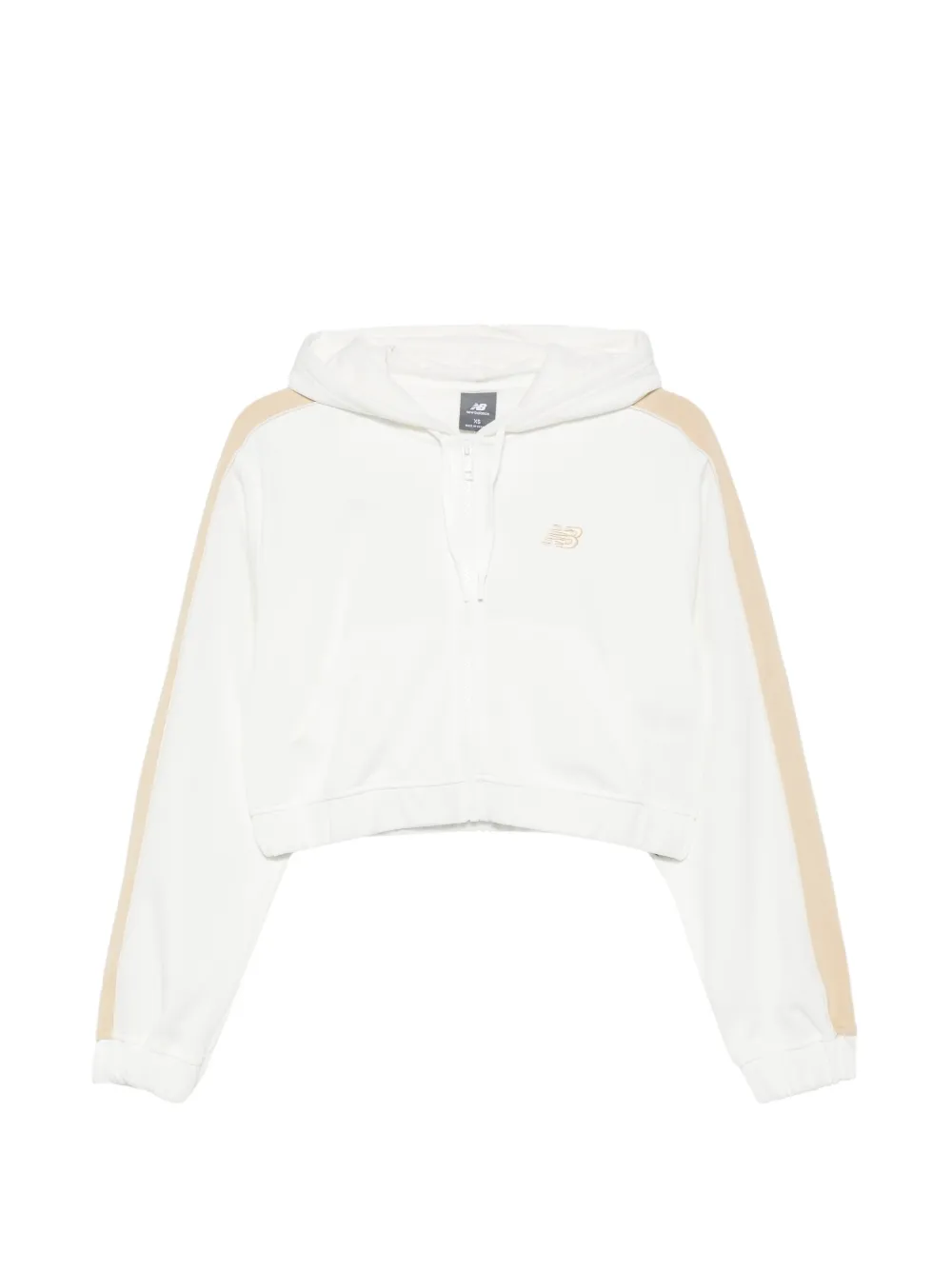 New Balance striped hoodie - Bianco