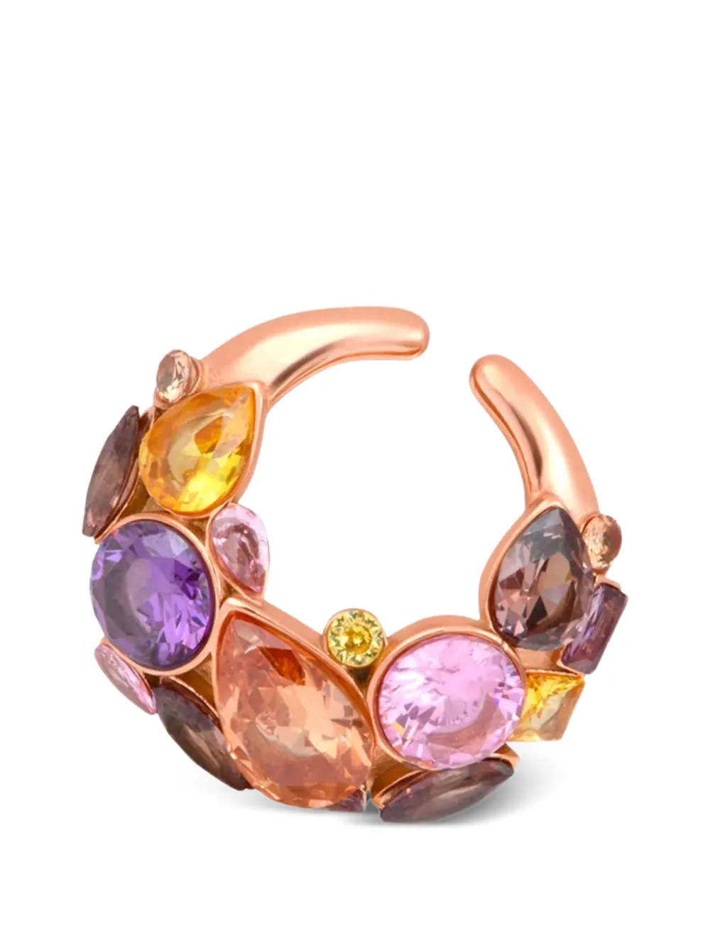 YPARIS Orion G multicolour metals ear cuff - Pink